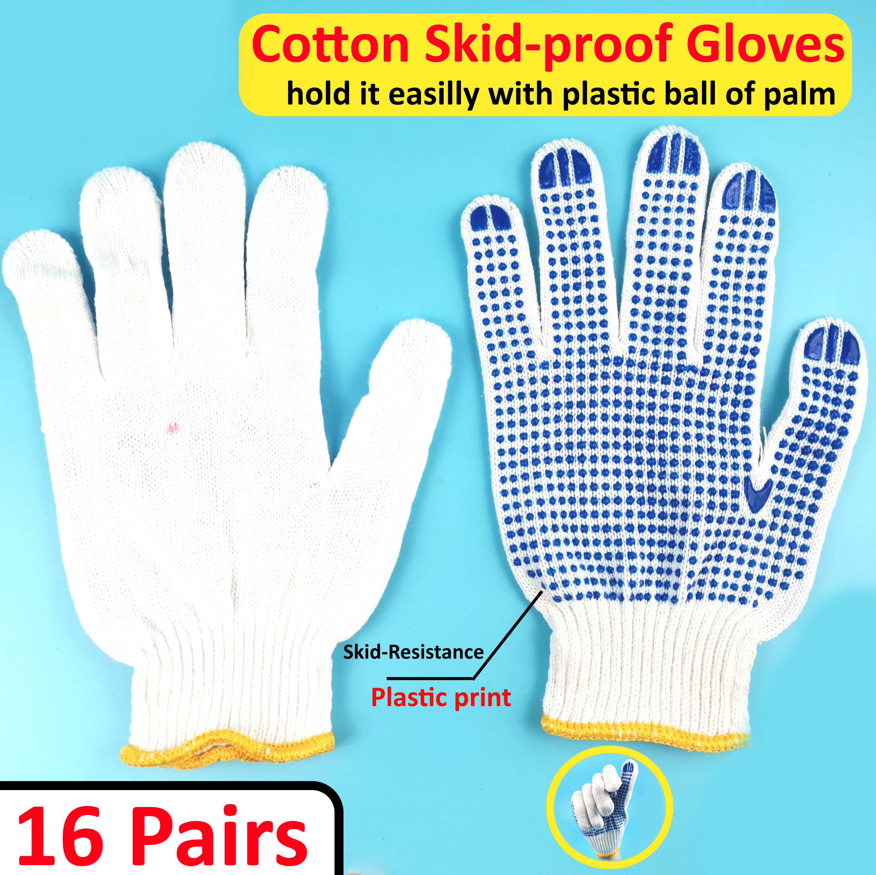 1 Pair Butcher Safety Glove Cut Proof Stab Resistant Kitchen L5 Protection 